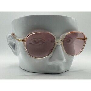 True Vintage Eyeglasses | NOS | Nana Style Pink & Gold 1990s #805 Made In Japan